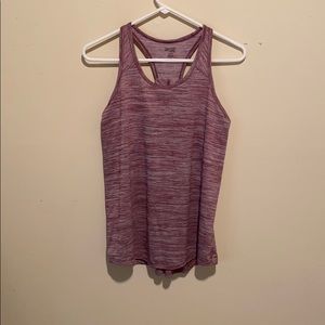 Space Dye Racerback Athletic Tank Top Dri More Moisture Wicking Gym Yoga Sz S